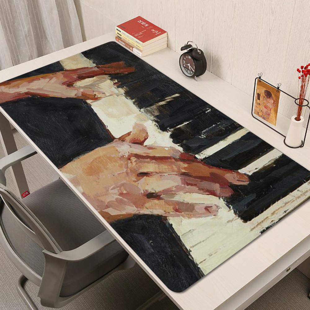 Esports Gaming Stocks - Piano Hands Mouse Pad Multi-Size non-slip