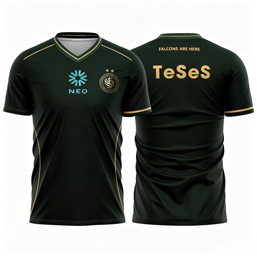Team Falcons 2026 Training Uni - Esports Gaming Jersey Design ulasan dan harga