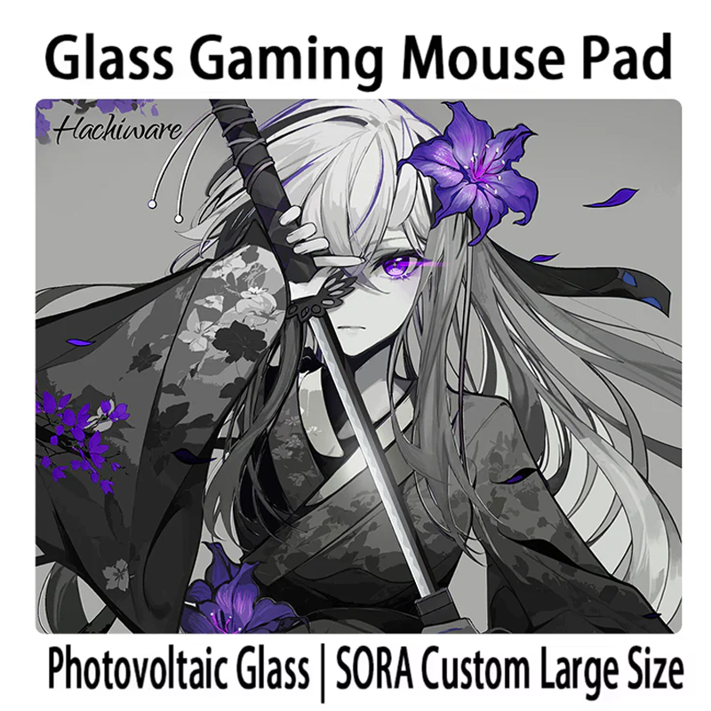 H-Hachiware Glass Mouse Pad An - Esports Gaming Stocks ulasan dan harga
