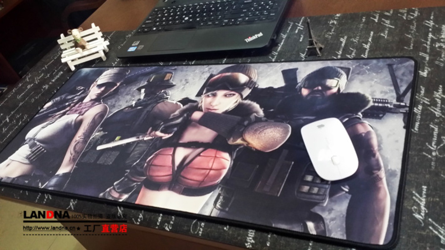Extra Large Size Rubber Mouse  - Esports Gaming Logo ulasan dan harga