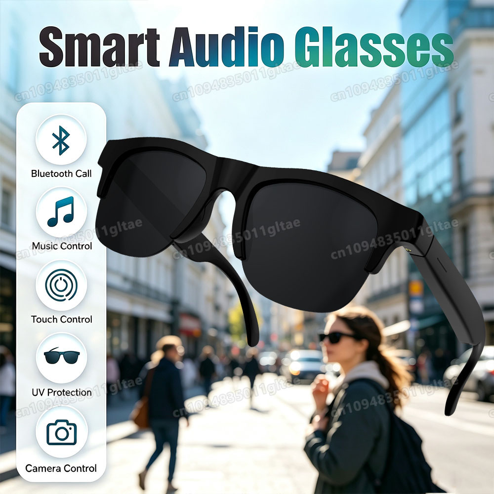 NEW Smart Glasses V5.3 Bluetoo - Esports Gaming Headset ulasan dan harga