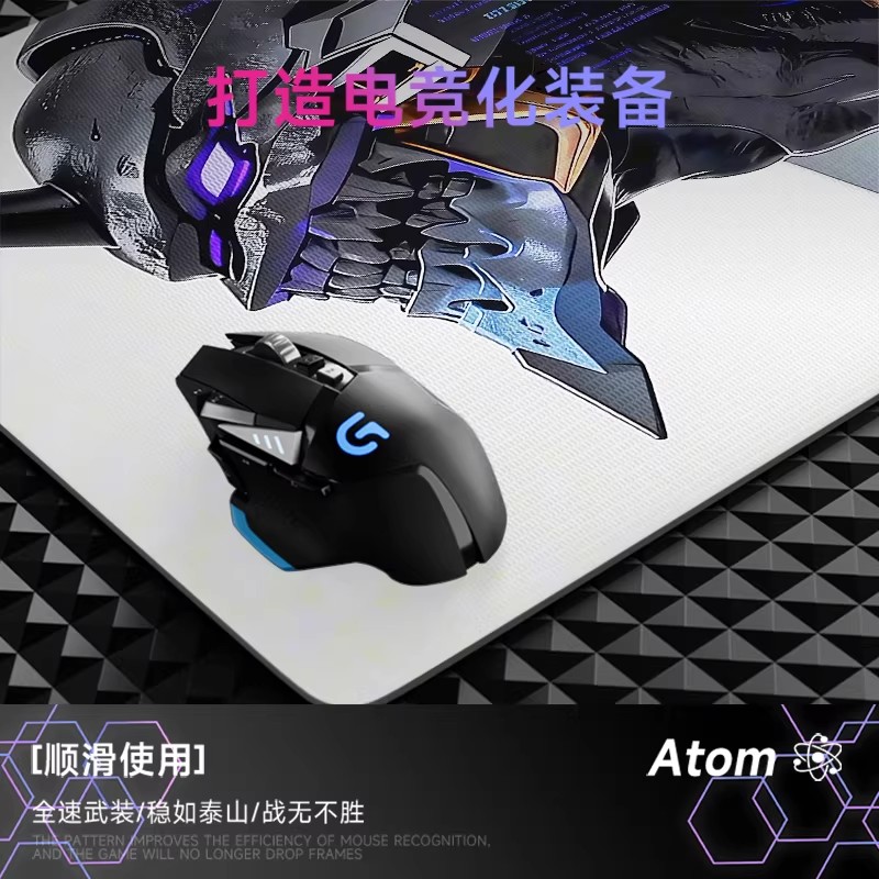 ATOM Glass Mouse Pad Customisa - Esports Gaming Stocks ulasan dan harga