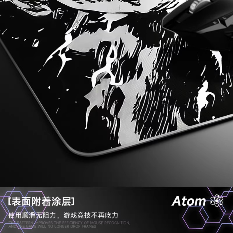 ATOM Glass Mouse Pad Customisa - Esports Gaming Stocks ulasan dan harga