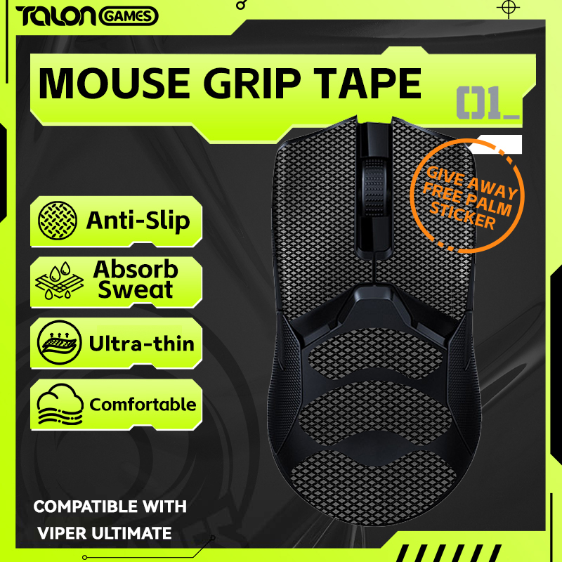 TALONGAMES Mouse Grip Tape For - Esports Gaming Mouse ulasan dan harga
