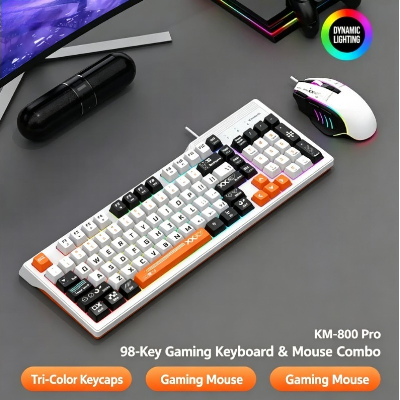 K8pro 3 In 1 Gaming Combo Wire - Esports Gaming Headset ulasan dan harga