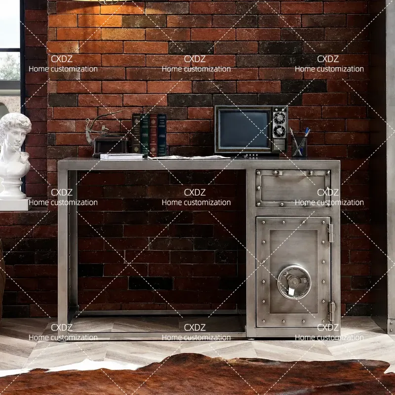 Industrial Style Computer Desk - Esports Gaming Industry ulasan dan harga