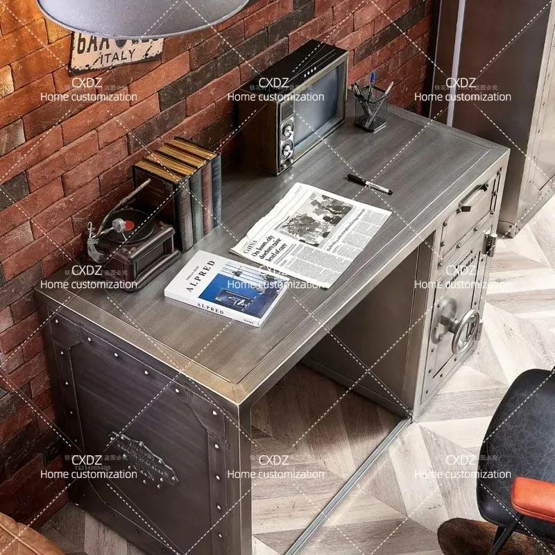 Industrial Style Computer Desk - Esports Gaming Industry ulasan dan harga