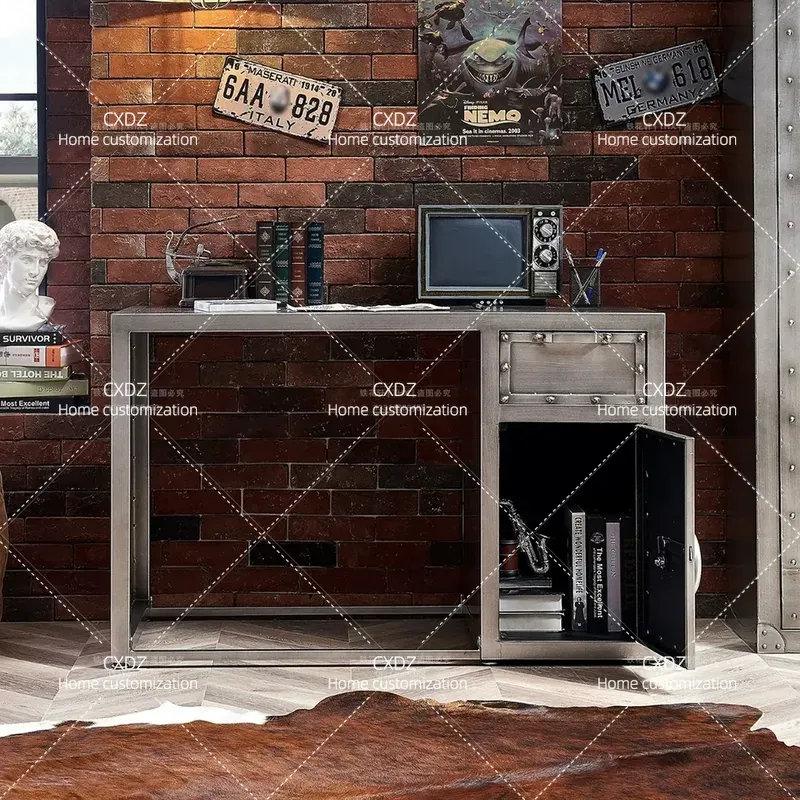 Industrial Style Computer Desk - Esports Gaming Industry ulasan dan harga