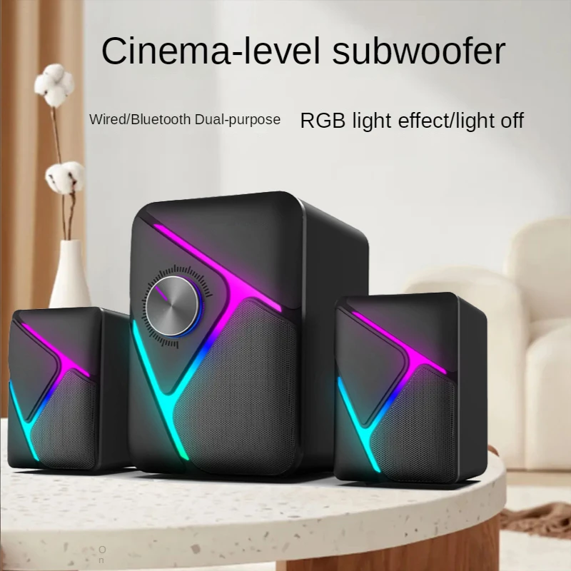 Computer Audio 2.1 Subwoofer E - Gaming X Esports ulasan dan harga